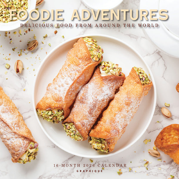 Foodie Adventures 12 x 12 Wall Calendar