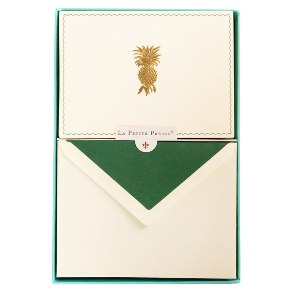 La Petite Presse Collection Pineapple La Petite Presse Luxe Boxed Cards