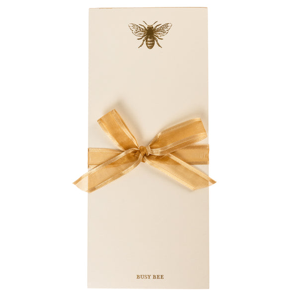 La Petite Presse Collection Bee La Petite Presse Gold Foil List Pad