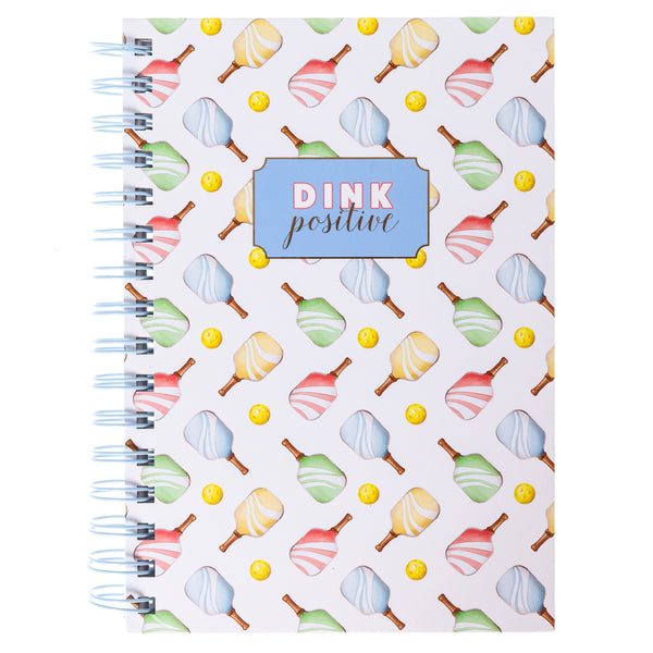 Pickleball 6 x 8 Spiral Hard Cover Journal