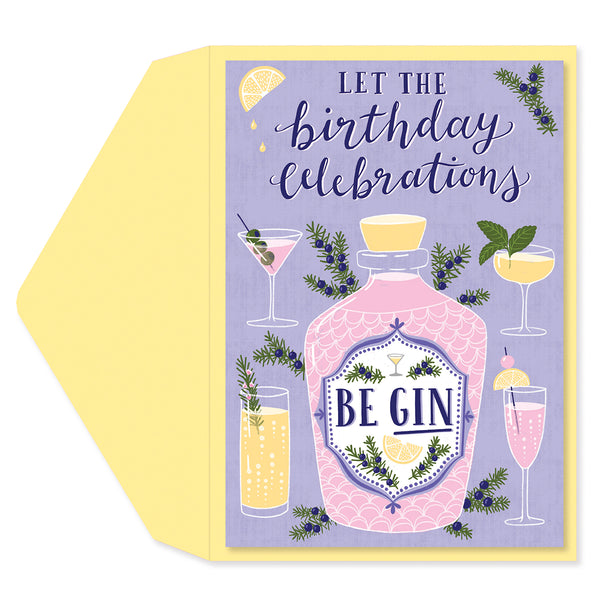 Celebrations Be Gin Greeting Card