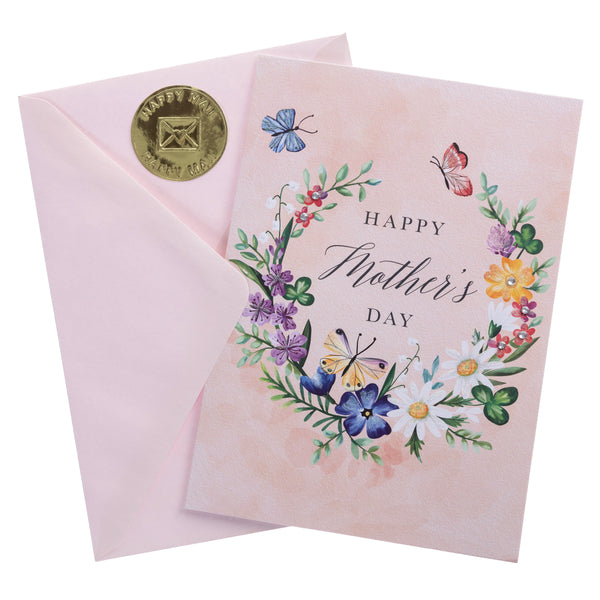 Mother'sDay FlowersButterflies Mother's Day Handmade Card