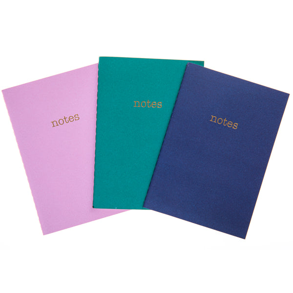 Modern Colors Set of 3 Mini Journals