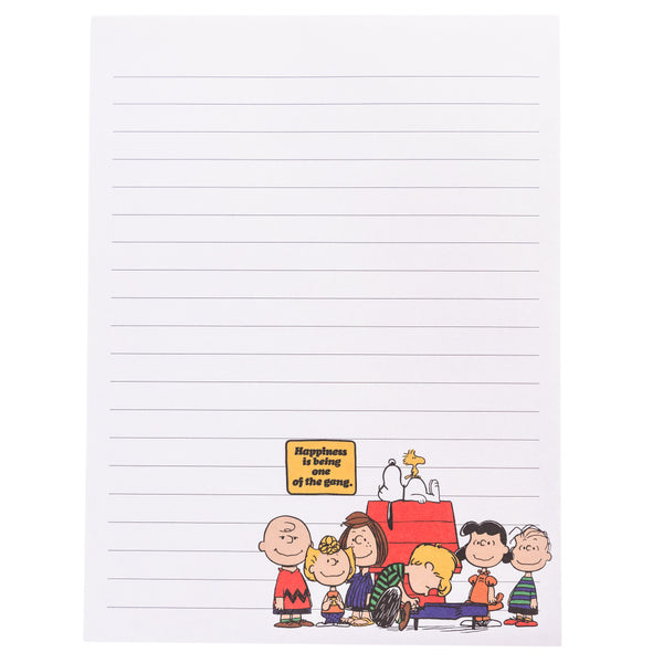 Peanuts Gang Large Notepad