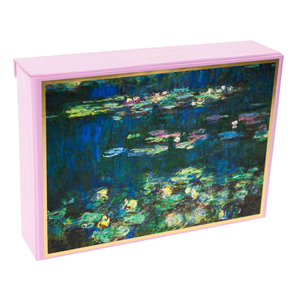 Monet Water Lilies Flip Top Boxed Card