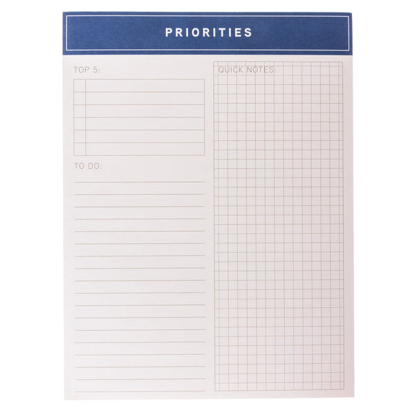 Classic Navy Large Notepad