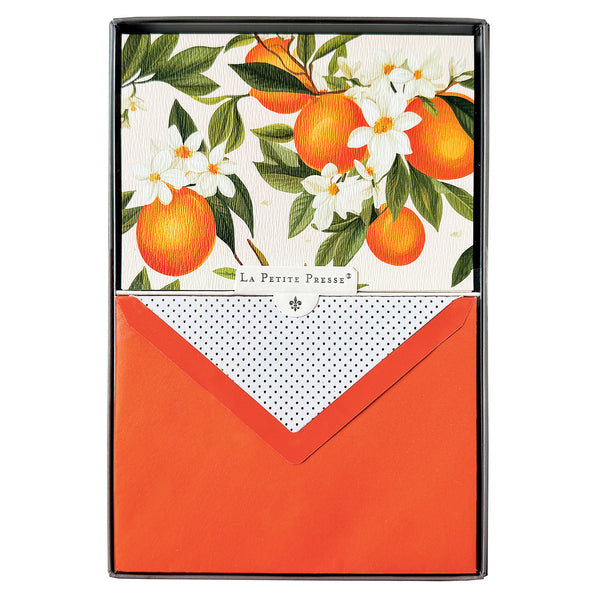 La Petite Presse Collection L'orange La Petite Presse Luxe Boxed Cards