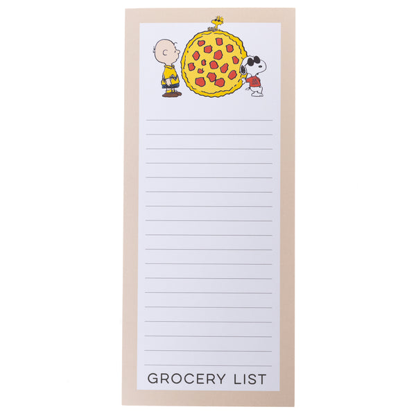 Peanuts Pizza Notepad