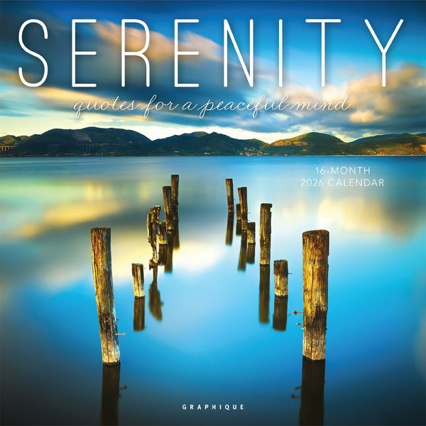 Serenity 12 x 12 Wall Calendar