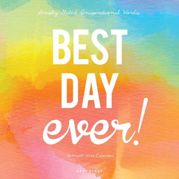 Best Day Ever 12 x 12 Wall Calendar