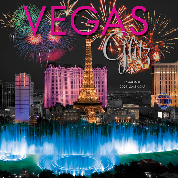 Vegas Glitz 12 x 12 Wall Calendar