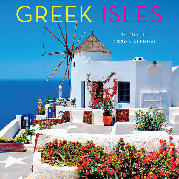 Greek Isles 12 x 12 Wall Calendar
