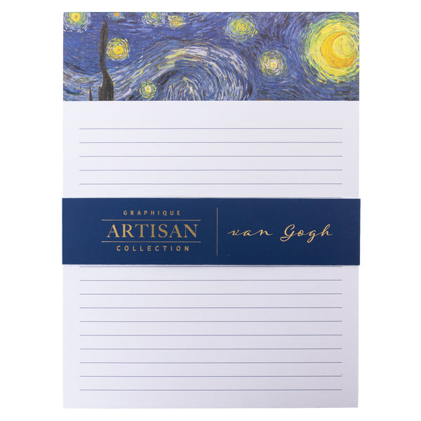 van Gogh Starry Night Large Notepad