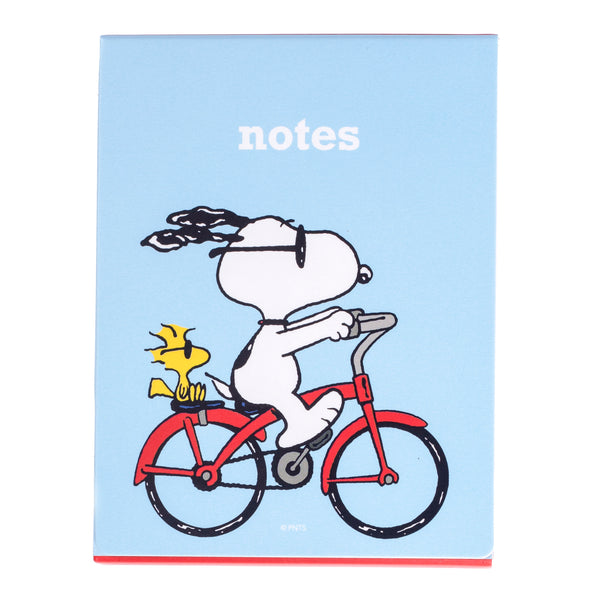 Peanuts® On Bike Pocket Note