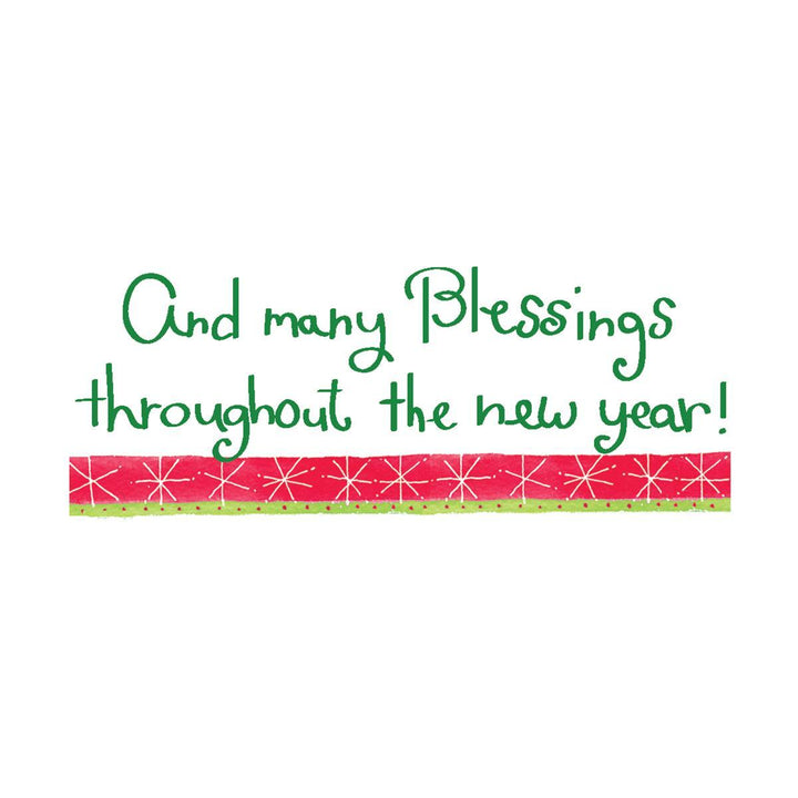 A Christmas Blessing Large Classic Holiday Boxed Card - Graphique de France