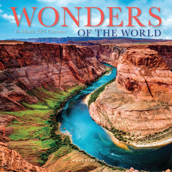 Wonders of the World 7 x 7 Mini Calendar