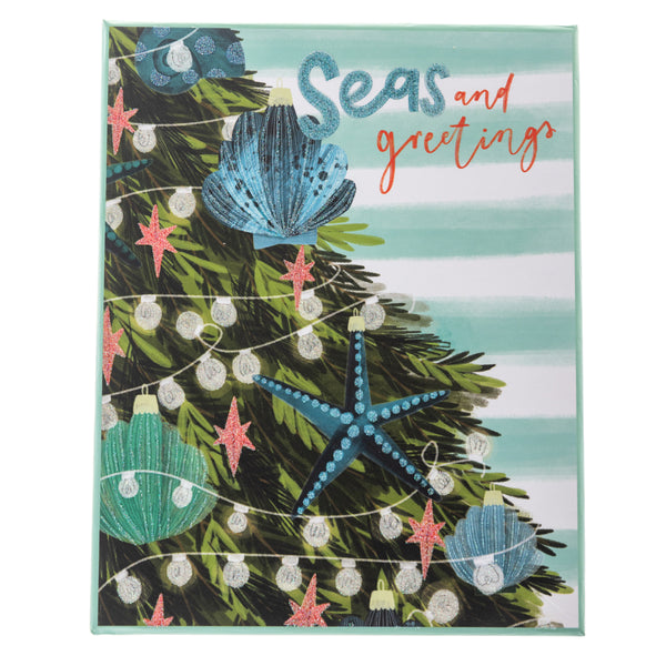 Coastal Large Holiday Keepsake Boxed Cards