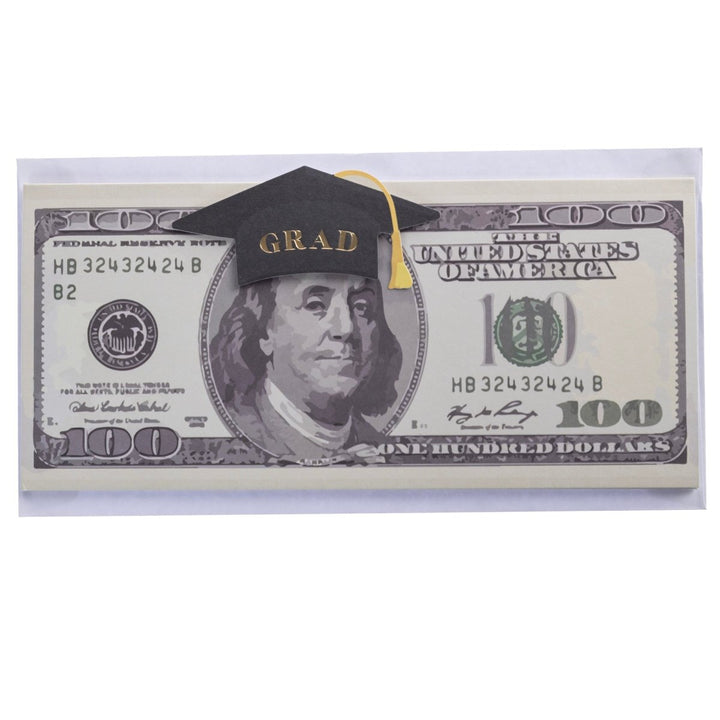 About the Benjamins Graduation Handmade Money Holder Card - Graphique de France