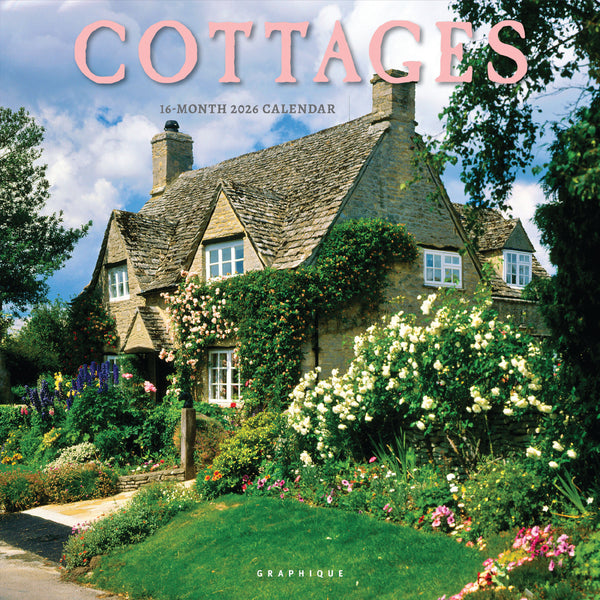 Cottages 12 x 12 Wall Calendar