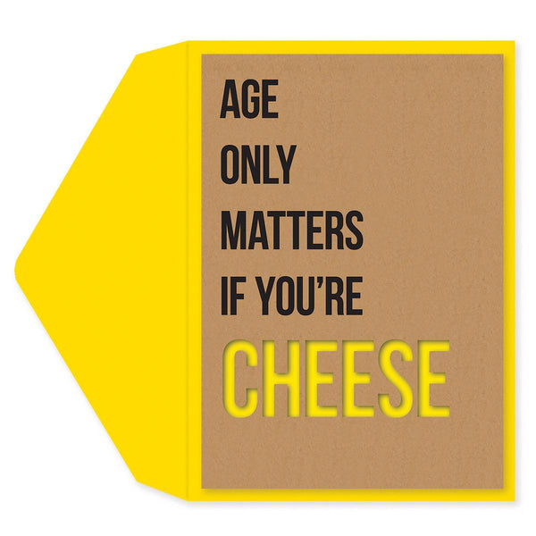 Age Only Matters Birthday Card - Graphique de France