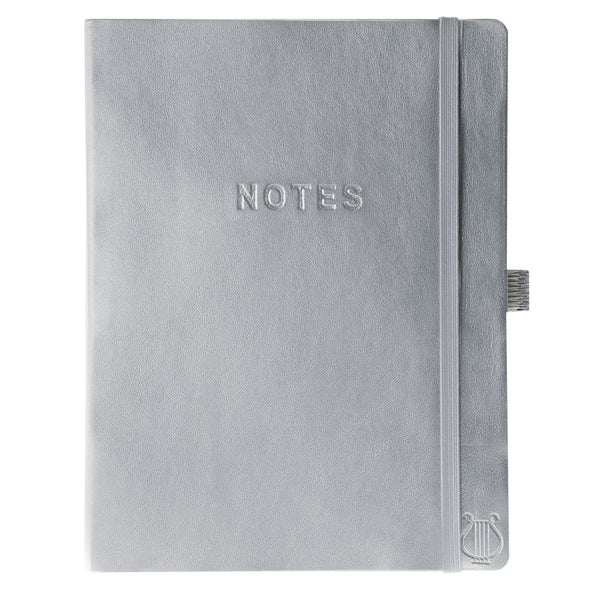 Apollo Collection Silver 6 x 8 Vegan Leather Journal - Graphique de France