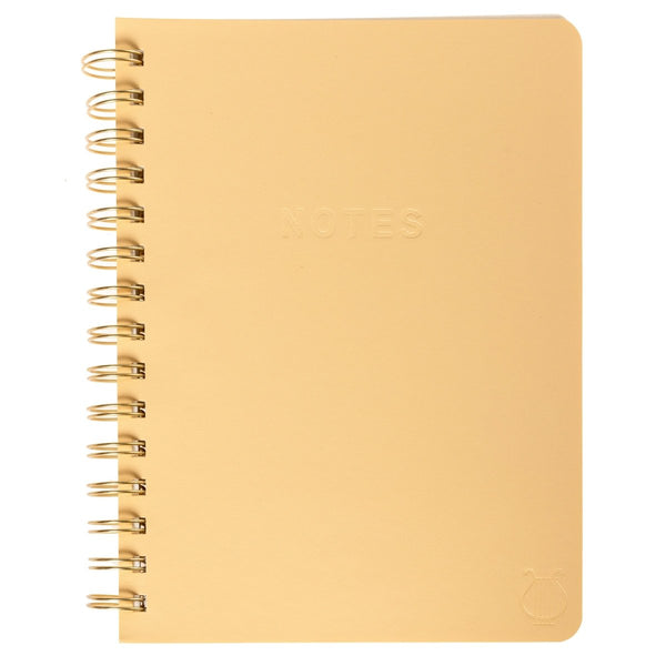 Apollo Collection Yellow 6 x 8 Spiral Vegan Leather Journal - Graphique de France