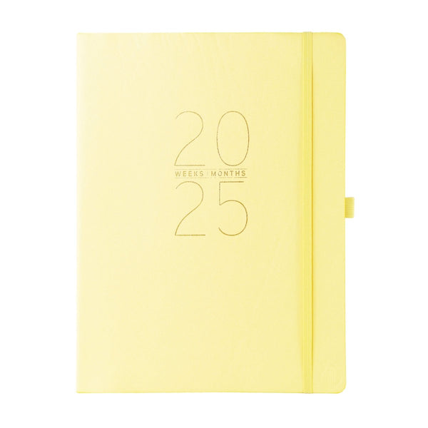 Apollo Collection Yellow 8 x 10 18 - Month Vegan Leather Planner - Graphique de France