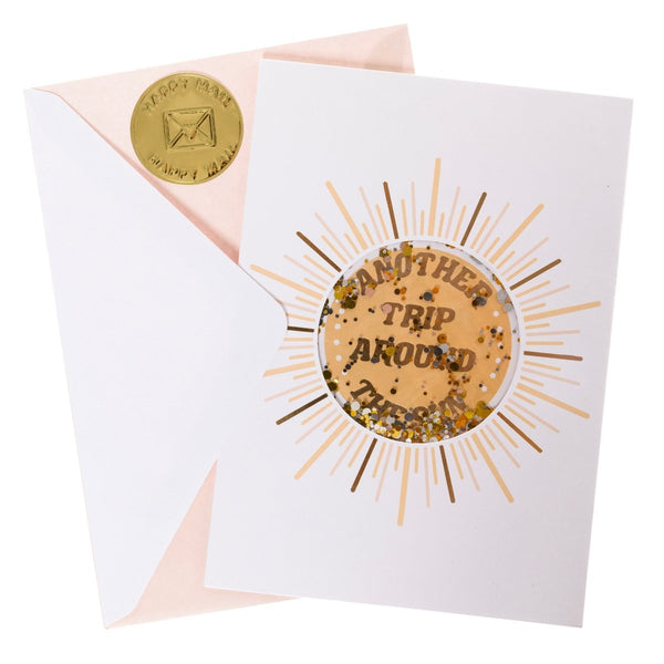 Around the Sun Handmade Card - Graphique de France