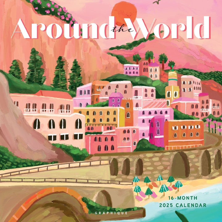 Around The World 12 x 12 Wall Calendar - Graphique de France