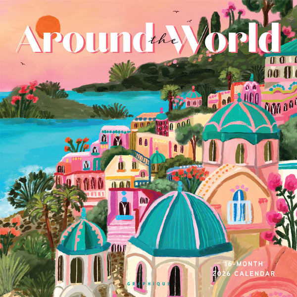 Around the World 12 x 12 Wall Calendar