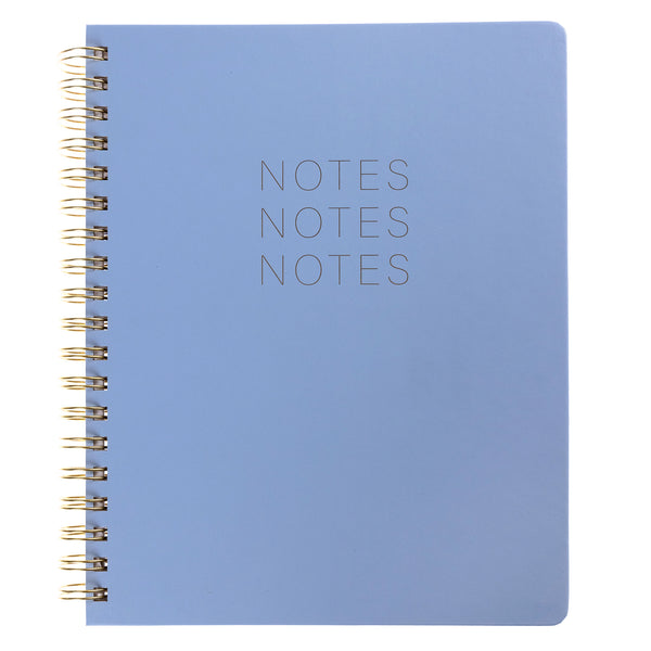 Blue 8x10 Hardbound Spiral Notebook