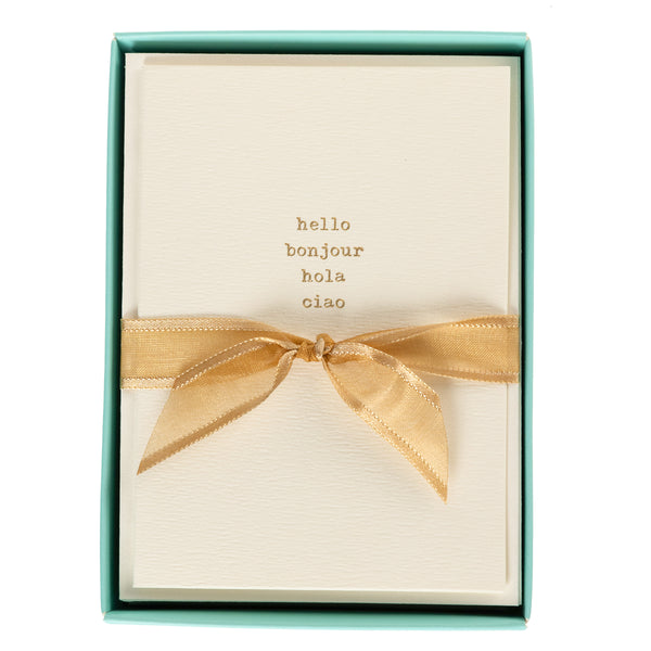 Hello Languages La Petite Presse Boxed Card