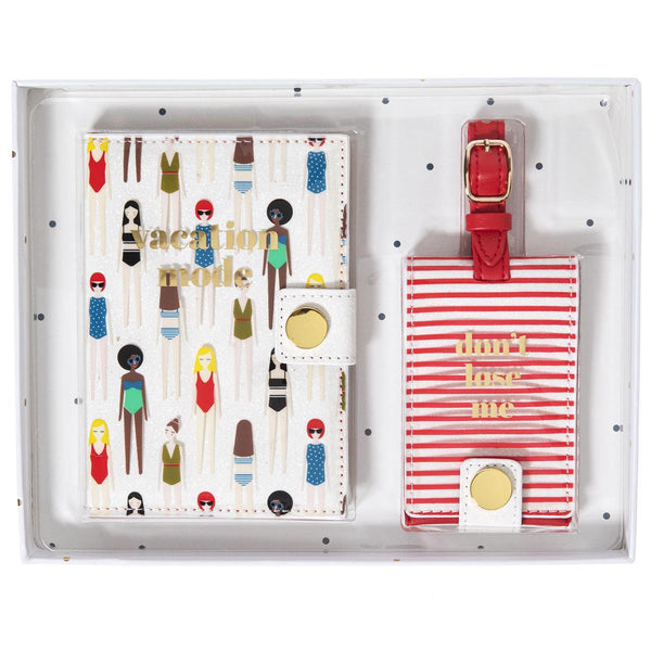 Summer Girls Passport & Luggage Tag Set