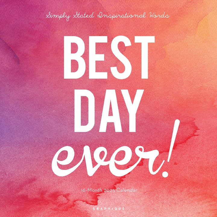 Best Day Ever 12 x 12 Wall Calendar - Graphique de France