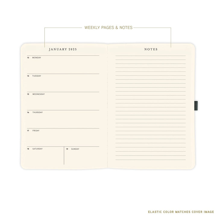 Big Energy 6 x 8 18 - Month Vegan Leather Planner - Graphique de France