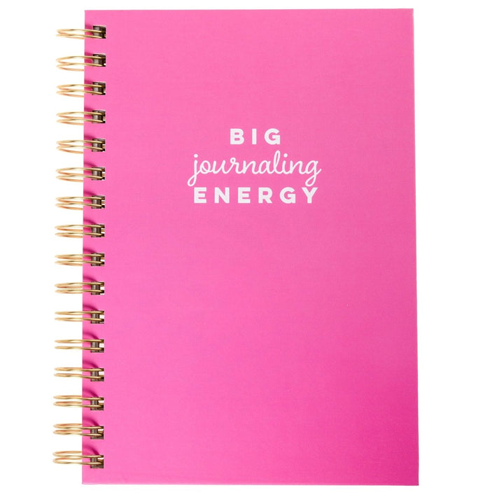 Big Energy 6 x 8 Spiral Hard Cover Journal - Graphique de France