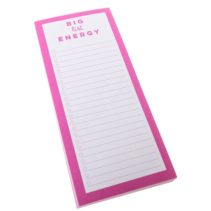 Big List Energy Magnetic Notepad - Graphique de France