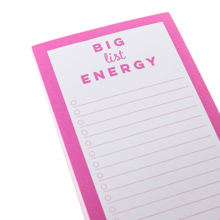 Big List Energy Magnetic Notepad - Graphique de France