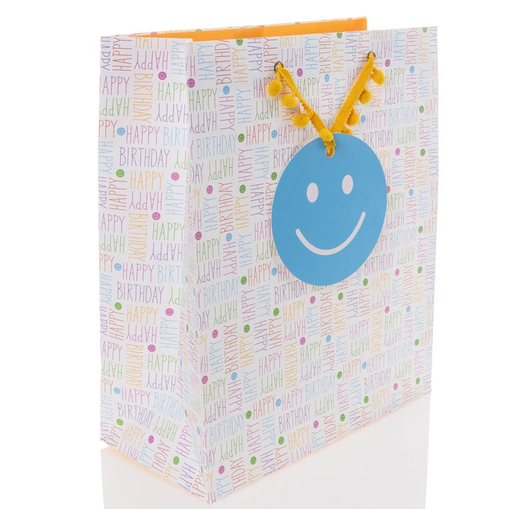 Birthday Smiles Large Portrait Gift Bag - Graphique de France