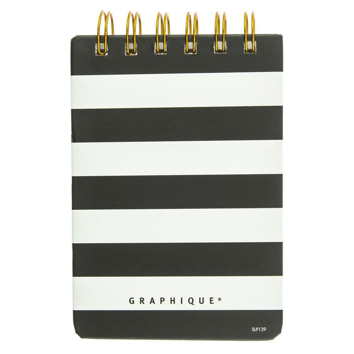 Black Stripes Petite Wire - o Notepad - Graphique de France