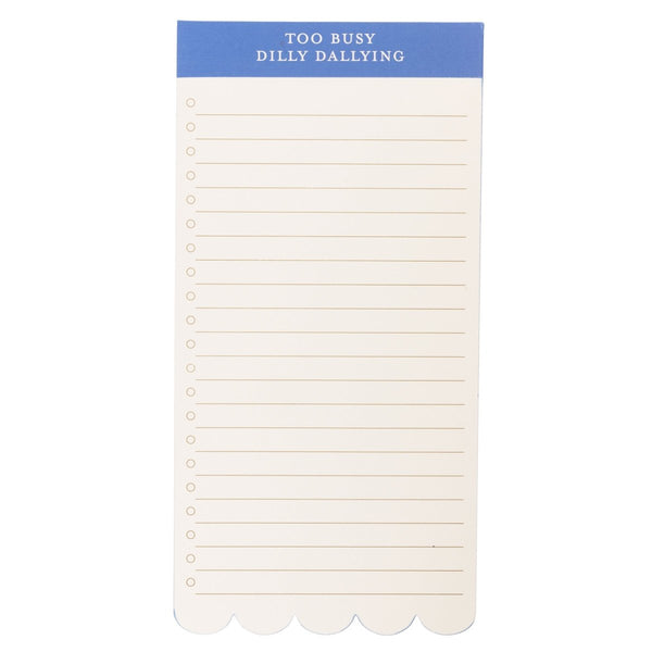 Blue Die - Cut List Pad - Graphique de France