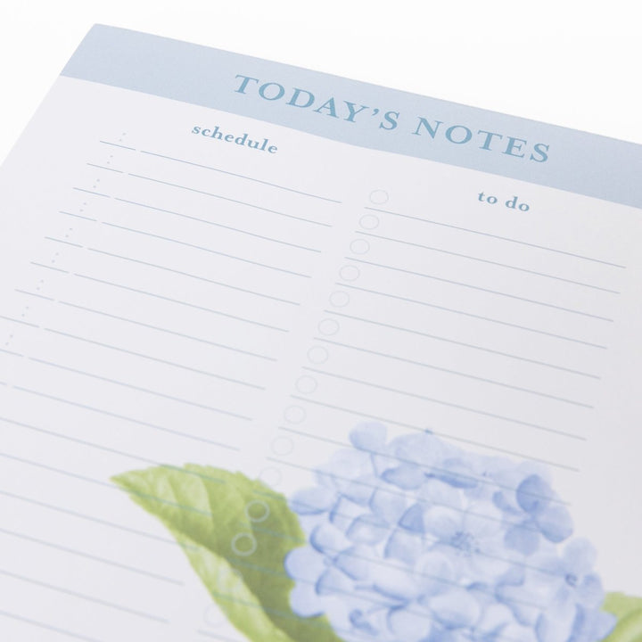 Blue Hydrangea Large Notepad - Graphique de France