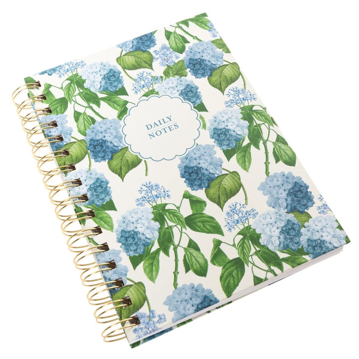 Blue Hydrangeas 6 x 8 Spiral Hard Cover Journal - Graphique de France