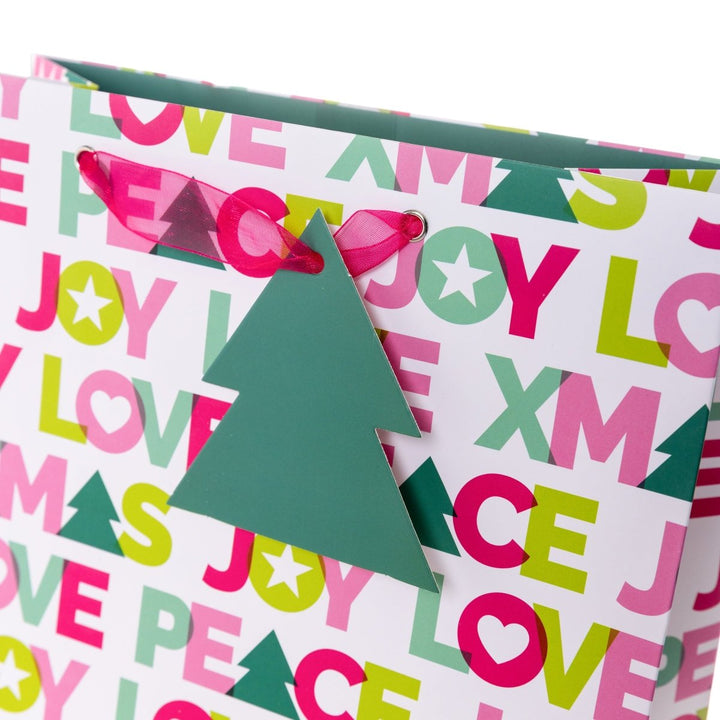 Bows Large Holiday Gift Bag - Graphique de France