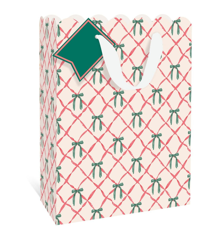 Bows Large Holiday Gift Bag - Graphique de France