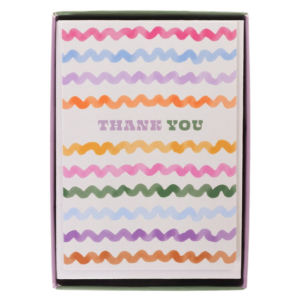 Bright Squiggle Boxed Cards - Graphique de France