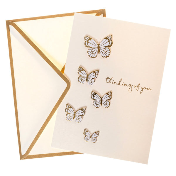 Butterflies Sympathy Handmade Card - Graphique de France