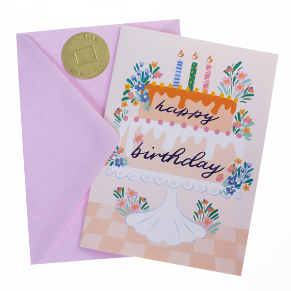 Pink Cake Handmade Card