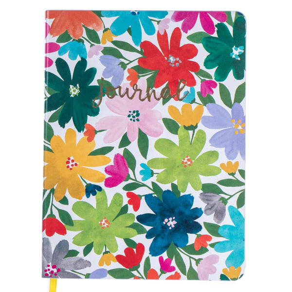 Flower Power 6 x 8 Vegan Leather Journal