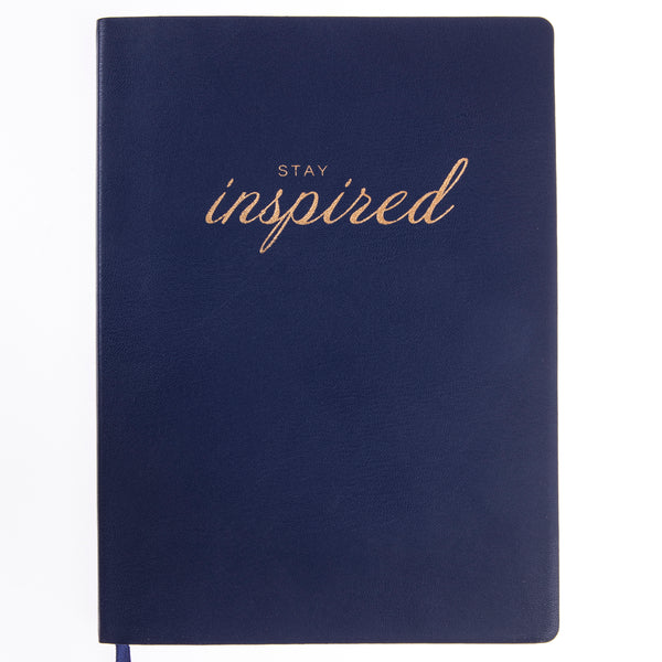 Caitlin Wilson Navy 7 x 9 Vegan Leather Journal